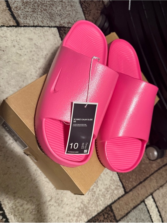 Nike Shoes - Nike Hot Pink Slide Sandals Women’s Comfort Slides (Women’s Size: 10)